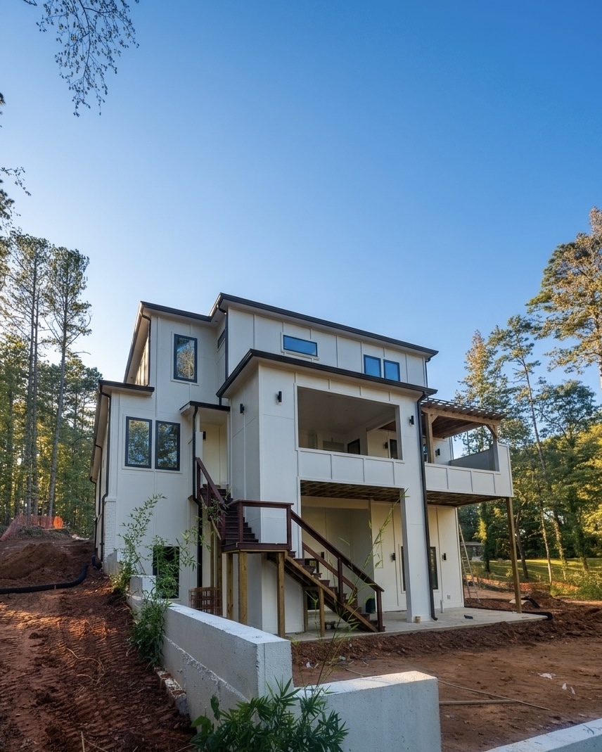 Modern Home Exterior Finish